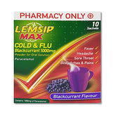 Lemsip Max Cold & Flu Blackcurrant 10 pack